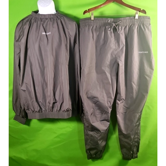 FIGHTHAUS CONTENDER SAUNA SUIT - Charcoal 3X-Large - Picture 2 of 10